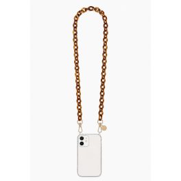 Como Milano phone chain 120cm acrylic brown
