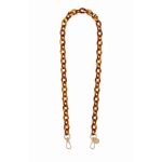 Como Milano phone chain 120cm acrylic brown