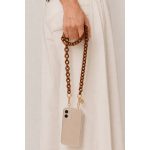 Como Milano phone chain 120cm acrylic brown