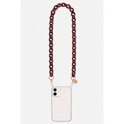 Como Milano telefonlánc CMMJ.001.WR.01.00 120cm acryl burgundi
