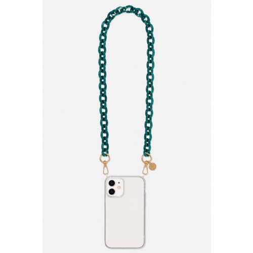 Como Milano telefonlánc CMMJ.001.DGR.01.00 120cm acryl zöld