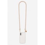 Como Milano phone chain CMMJ.003.WH.03.02 (120 cm) – stainless steel with white braided leather