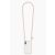 Como Milano Phone Chain CMMJ.003.PK.03.02 (120 cm) – Stainless Steel - Braided Pink Leather