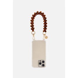   Como Milano phone chain CMMJ.004.LEO.01.00 30cm acrylic leopard