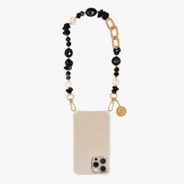Como Milano phone chain CMMJ.004.BB.01.02 30cm black acrylic