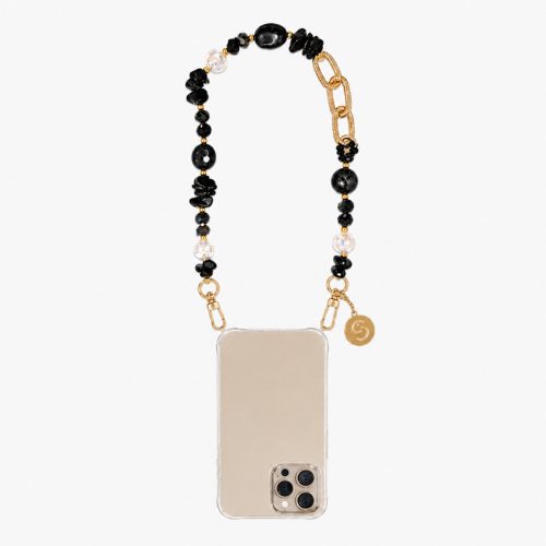Como Milano phone chain CMMJ.004.BB.01.02 30cm black acrylic
