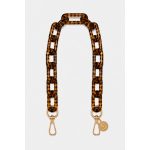 Como Milano phone chain CMMJ.004.LEB.01.00  30 cm, large-link acrylic, leopard print