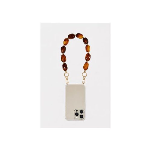 Como Milano phone chain CMMJ.004.BR.01.00 30cm acrylic brown