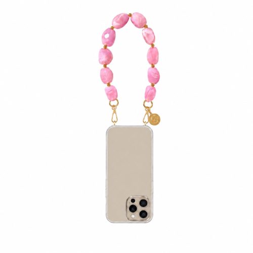 Como Milano phone chain CMMJ.004.PK.01.02 30cm pink acrylic