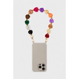   Como Milano phone chain CMMJ.004.SWH.01.00 30cm acrylic hearts